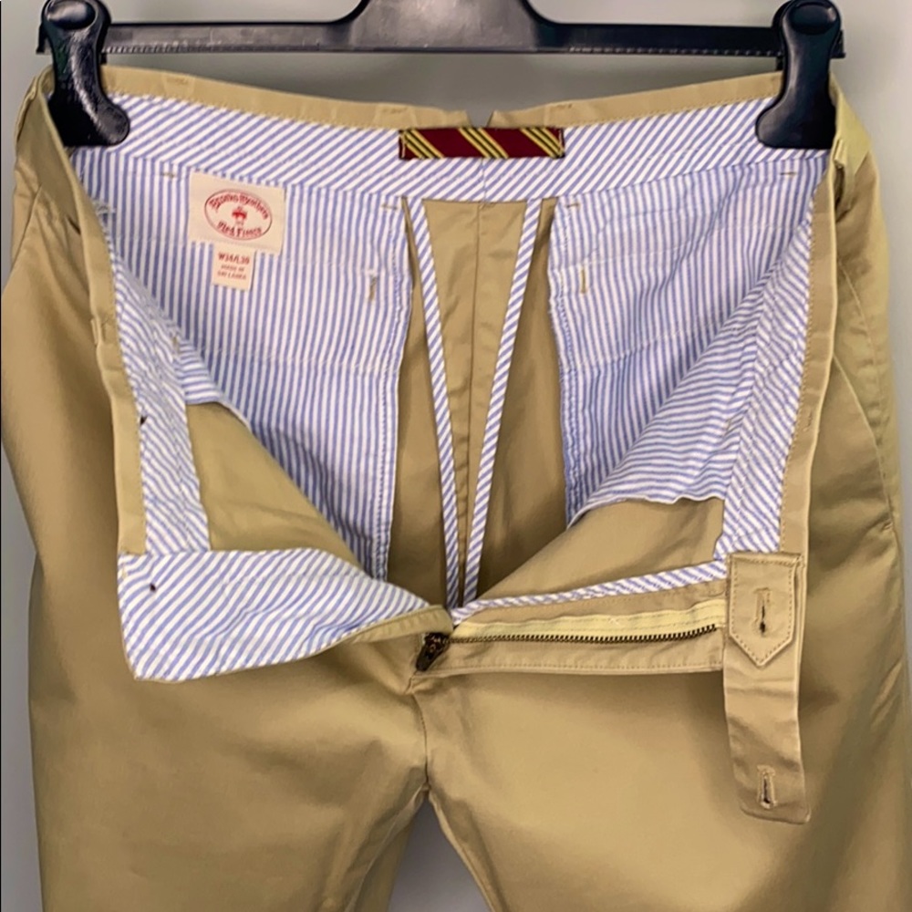 Brooks Brothers Red Fleece Cotton Chinos